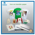 Factory sell directly! Heat cotton fabric transfer paper/T shirt metallic heat transfer printing paper